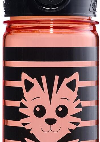 Nalgene OTF Kids Sustain Kindertrinkflasche mit Motiv, 350ml, orange Tiger