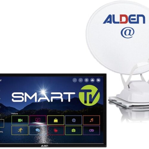 ALDEN Onelight@ 60 HD EVO inkl. S.S.C. HD-Steuermodul & Smartwide TV 22, Ultrawhite