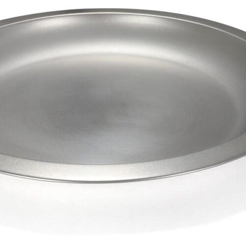 BasicNature Teller, Edelstahl, flach, Ø23,5cm, matt
