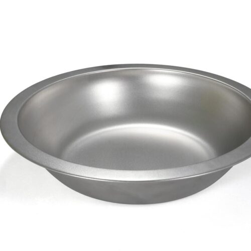 BasicNature Teller, Edelstahl, tief, Ø20,5cm, matt