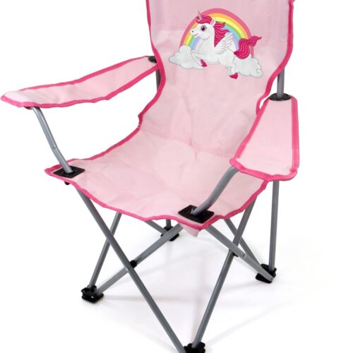 BasicNature Kids Travelchair Kinderstuhl, Einhorn