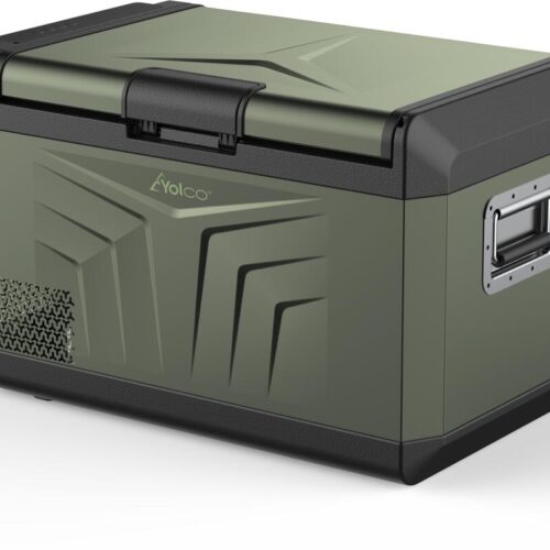 Yolco GCX37 Kompressor-Kühlbox, 12/24/230V, 37L, grün