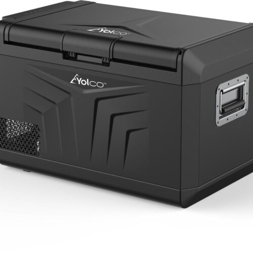 Yolco GCX37 Kompressor-Kühlbox, 12/24/230V, 37L, schwarz