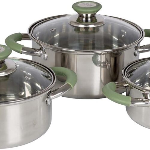 Bo-Camp Elan Topfset, 3-teilig, Edelstahl