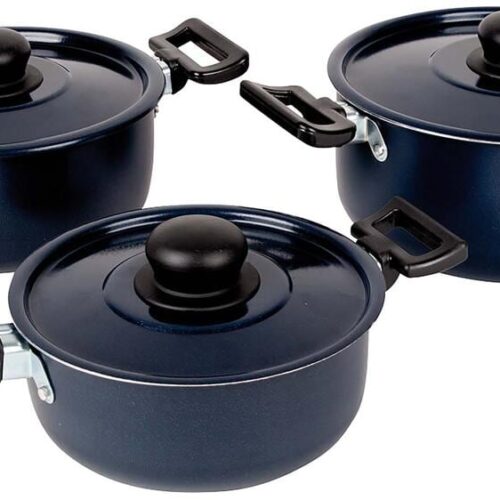 Bo-Camp Rondo Topfset, 3-teilig, Aluminium