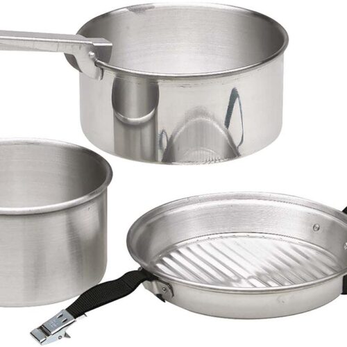 Bo-Camp Activia Topfset, 4-teilig, Aluminium, silber