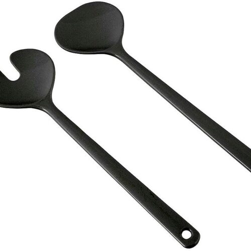 Bo-Camp Salatbesteck, Melamin, 2-teilig, grau