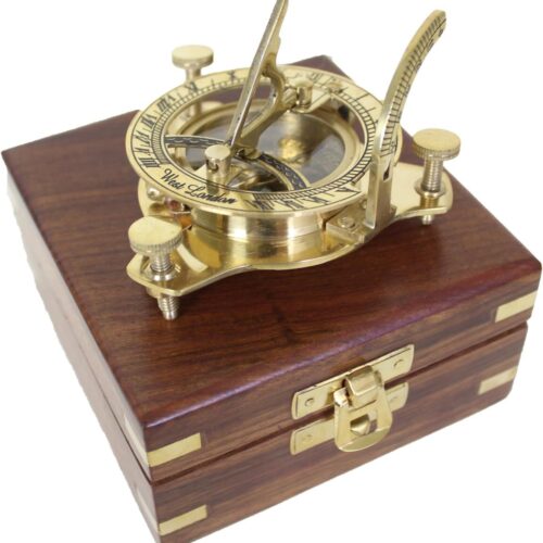 Origin Outdoors Sonnenuhr Kompass, Messing