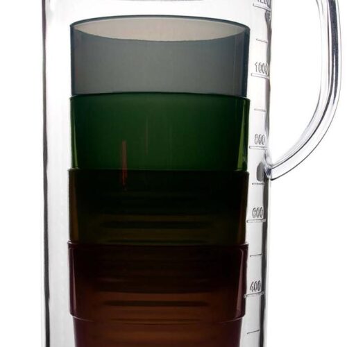 Bo-Camp Limonandenkrug mit 4 Gläsern