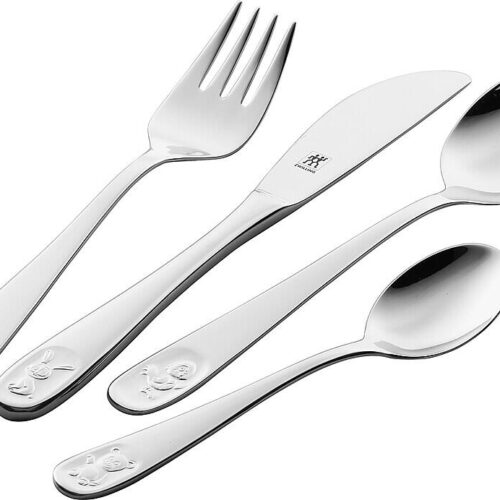 Zwilling Bino Kinderbesteck Set, 4-teilig, Edelstahl