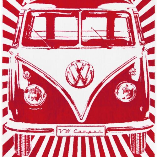 VW Collection VW T1 Strandtuch, rot