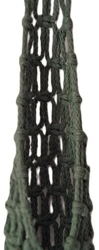 Knotenliebe Makramee Obstnetz, jadegrün, groß