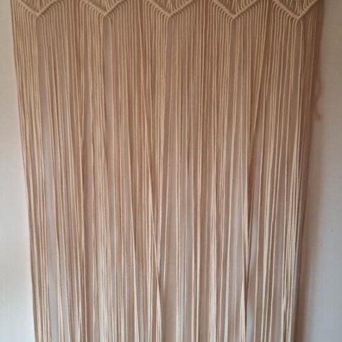 Knotenliebe Makramee Vorhang, 70x200cm