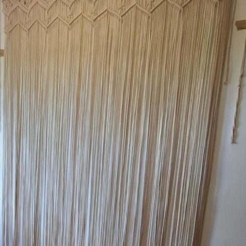 Knotenliebe Makramee Vorhang, 140x200cm