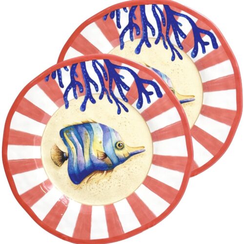 Rose & Tulipani Litorale Suppen-Teller, 2er-Set