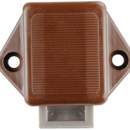 Häfle Mini Push-Lock-Schloss, lose, braun