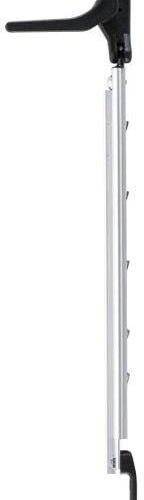 Polyplastic Fensteraussteller, 5x Rasterung, mit Riegel, 300mm, links