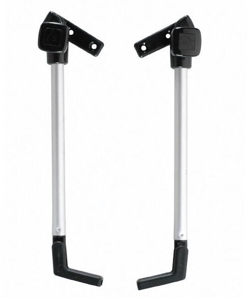 Polyplastic Fensteraussteller, stufenlos, ohne Riegel, 200mm, Set