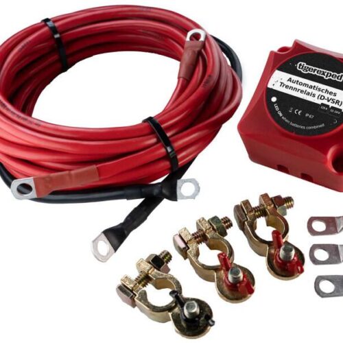 tigerexped automatisches Digitales Trennrelais D-VSR 12/24V, Set