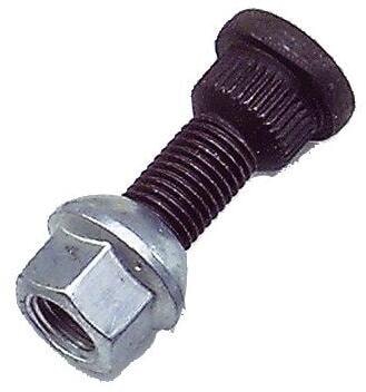 Radbolzen, M12x1,50x25GWL, Eisen, schwarz