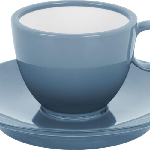 Brunner Set Espresso Antislip Untertasse, 2er-Set, avio blau