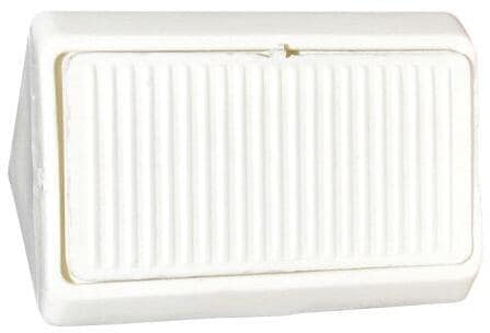 Möbelverbinder mit acht Löchern, weiß