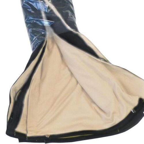 Carbest Vorhänge Blickdicht für VW T5/T6 KR, ab Bj. 2003, UK-Version, creme/schwarz