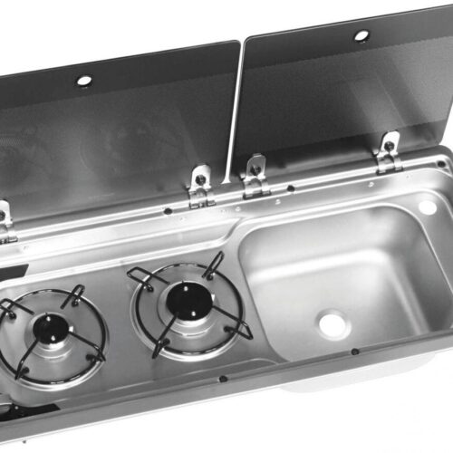 Dometic MO9722R Kocher-Spülenkombination, 2-flammig