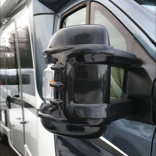Milenco Spiegelschutz für Fiat Ducato ab Bj. 07/2006, langer Arm, schwarz