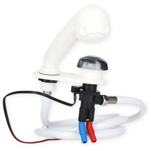 Keller Brausegarnitur mit Mischer SPREE, weiß