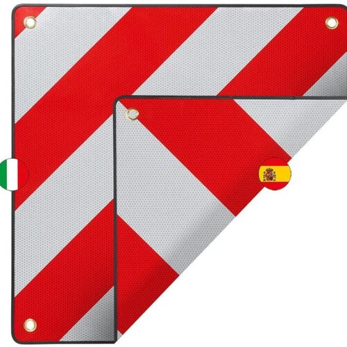 Pro Plus Alu-Warntafel für Italien/Spanien, 2in1, 50x50cm