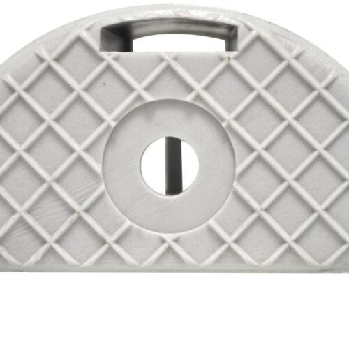 Fußstopfen grau - Kesseböhmer Ersatzteil-Nr. 01611T93889 - für HTA 116