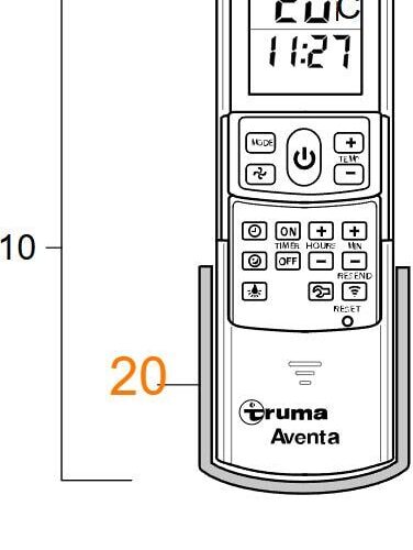 Halterung - Truma Ersatzteil Nr. 40040-17200 - für Fernbedienung