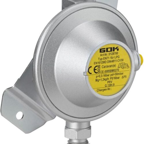 GOK Caramatic BasicOne Niederdruckregler, RVS 10, 1,2 kg/h, ohne Manometer