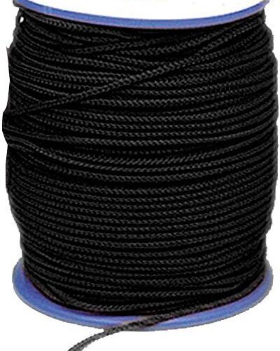 BasicNature Seil, Polypropylen, 3mm, 200 Meterrolle, schwarz