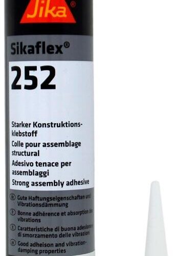 Sika Sikaflex 252 1-Komponenten-Polyurethan-Klebstoff, 300ml, schwarz