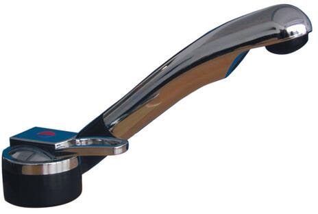 Reich de Luxe Einhebelmischer, Ø27mm, Tülle, Mikroschalter, mit hohem Auslauf, chrom/schwarz