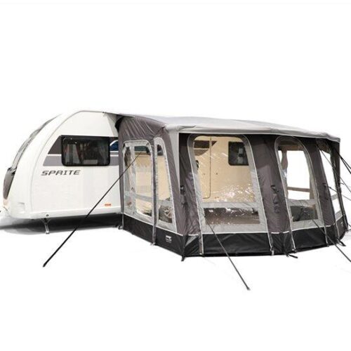 Vango Tuscany Air aufblasbares Vorzelt, 400 Elements ProShield, 325x400cm, grau