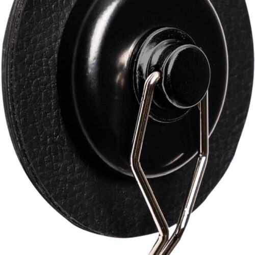 silwy Magnet-Haken THE ONE inkl. Metall-Nano-Gel-Pad, schwarz