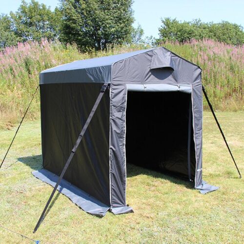 Wecamp Utility Gerätezelt, schwarz/grau, 225x185x200/190cm