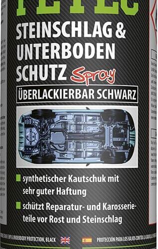 Petec Steinschlag- & Unterbodenschutz, schwarz, 500ml