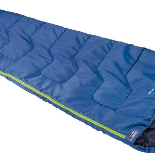 High Peak Easy Travel Mumienschlafsack, 220x80cm, blau-dunkelblau