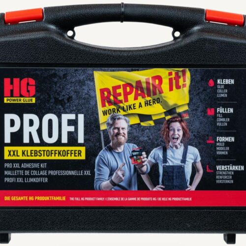 HG PowerGlue XXL-Koffer, 7-Teilig