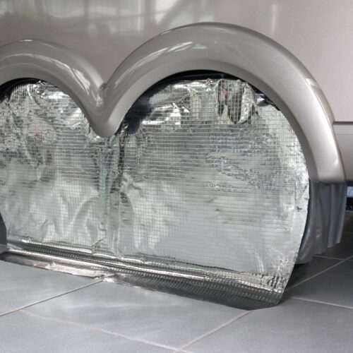 Hindermann Reflektions-Radschutzhülle für Tandem Reisemobile