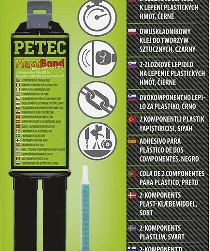 Petec Kunststoffreparaturkleber, 24ml