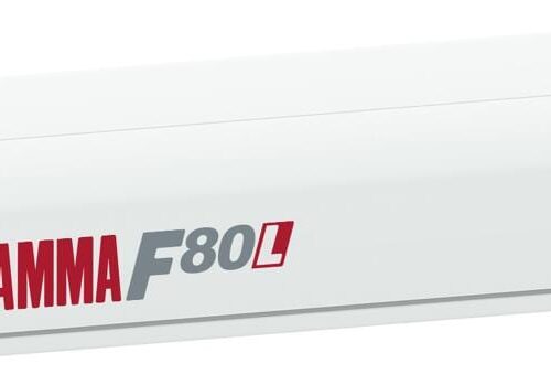 Fiamma F80L Markise weiß, 500cm, Royal Grey