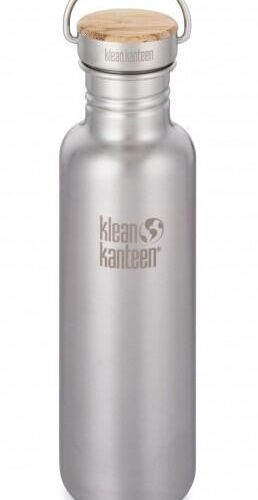 Klean Kanteen Reflect Trinkflasche mit Bambusdeckel, 800ml