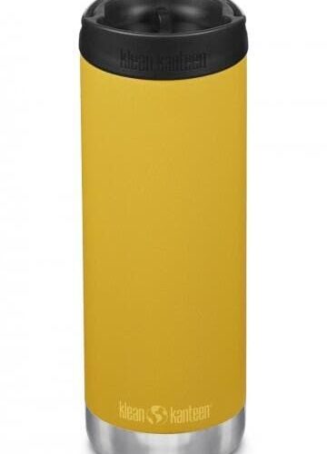 Klean Kanteen TKWide Isolierflasche, Edelstahl, 473ml, gelb