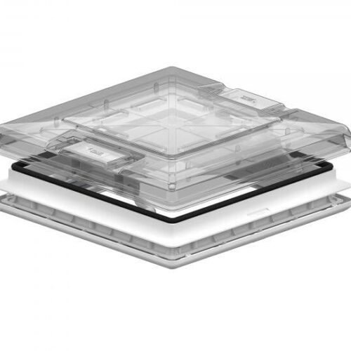 Fiamma Vent 50 Dachhaube, 50x50cm, crystal