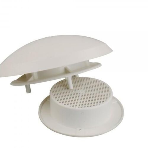 Knorz Dachlüfter, 110mm, weiß, mit Fliegengitter